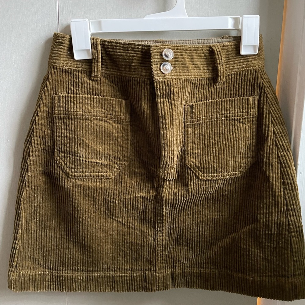 Madewell corduroy skirt